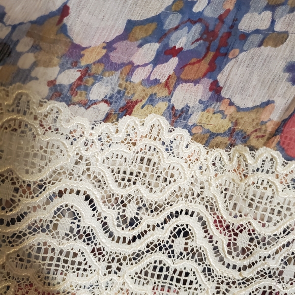 Anna Sui Multicolor Silk Top - Picture 3 of 8